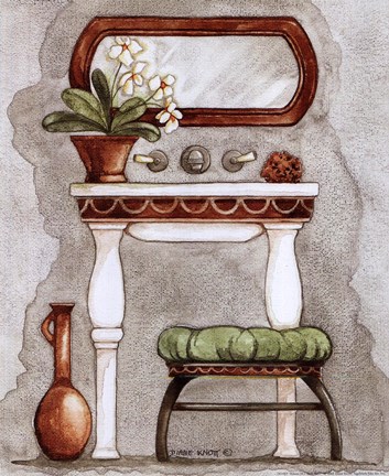 Framed Athena III Classic Bath Print