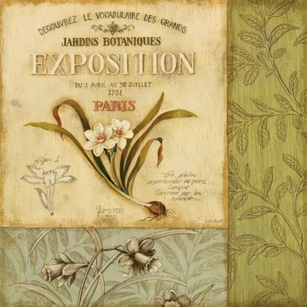 Framed Botanical Exhibit II Print