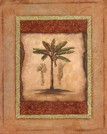 Framed Palm Botanical Study I - mini Print