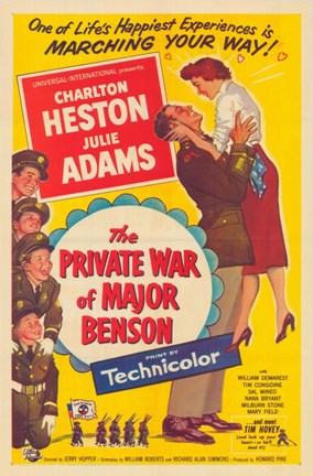 Framed Private War of Major Benson Print