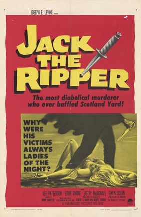 Framed Jack the Ripper Print