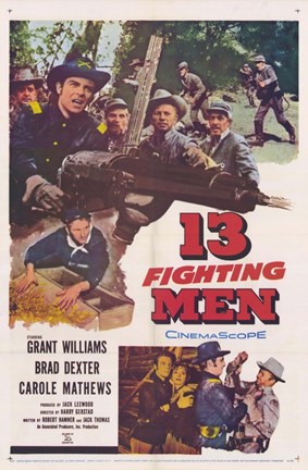 Framed 13 Fighting Men Print