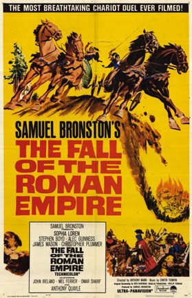 Framed Fall of the Roman Empire Print