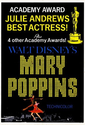 Framed Mary Poppins Best Actress! Print