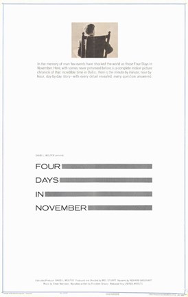 Framed Four Days in November Print