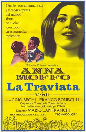 Framed La Traviata Franco Bonisolli Print