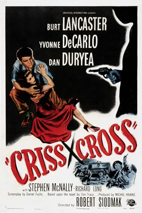Framed Criss Cross - Burt Lancaster Print