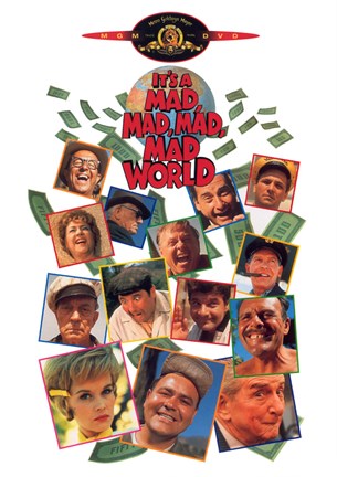Framed It&#39;s a Mad Mad Mad Mad World Cast Print