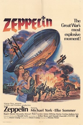 Framed Zeppelin - movie poster Print