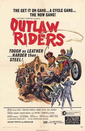 Framed Outlaw Riders Print
