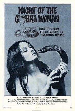 Framed Night of the Cobra Woman Print