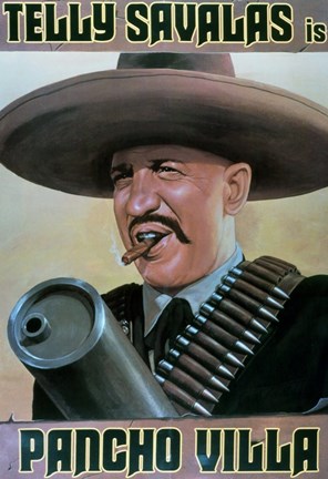 Framed Pancho Villa Print