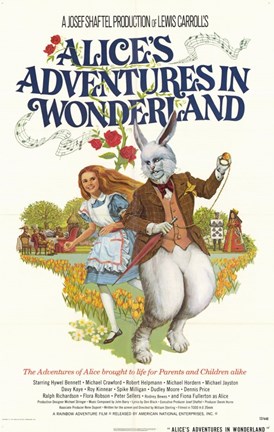Framed Alice&#39;s Adventures in Wonderland Print