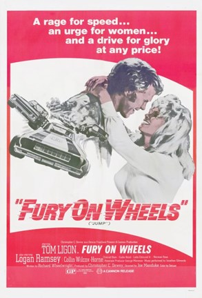Framed Fury on Wheels Print