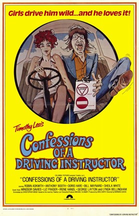 Framed Confessions of a Driving Instructor Print