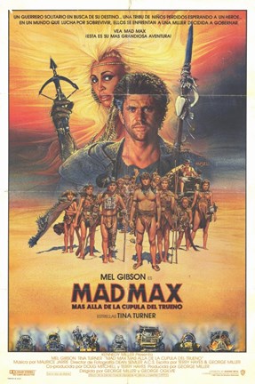 Framed Mad Max Beyond Thunderdome Mel Gibson Print