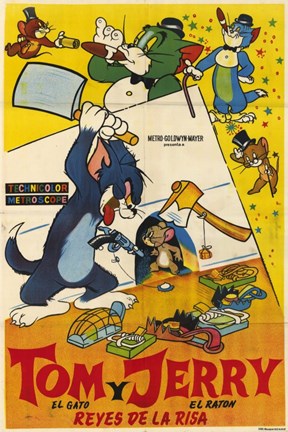 Framed Tom and Jerry - spanish Print