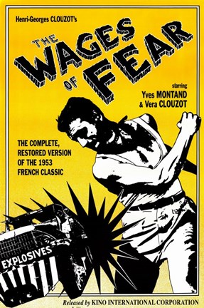 Framed Wages of Fear Montand Clouzot Print