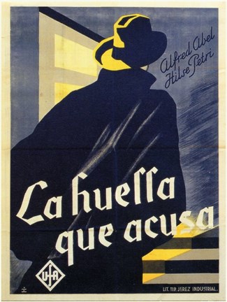 Framed Huella Que Acusa Print