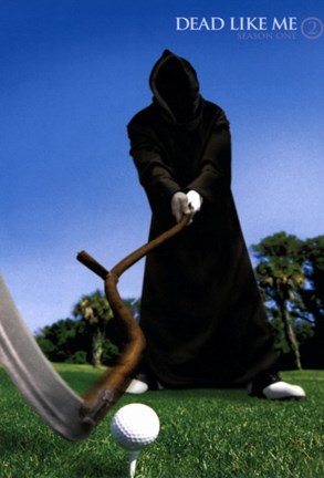 Framed Dead Like Me Reaper Golf Print
