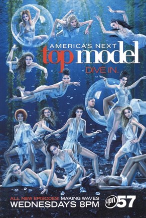 Framed America&#39;s Next Top Model - Dive in Print