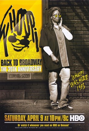 Framed Whoopi: Back to Broadway - The 20th Anniversary Print