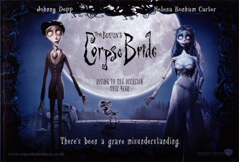 Framed Tim Burton&#39;s Corpse Bride Grave Misunderstanding Print