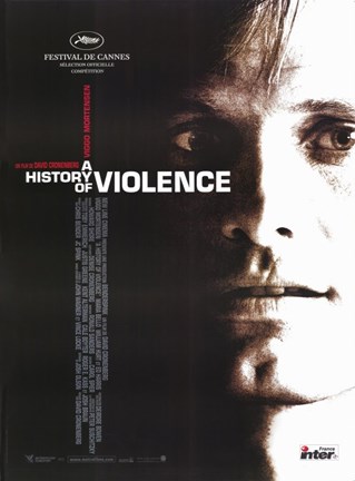 Framed History of Violence Cannes Festival Print