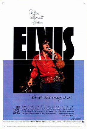 Framed Elvis: That&#39;s the Way It Is Print