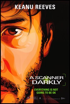 Framed Scanner Darkly Movie Print