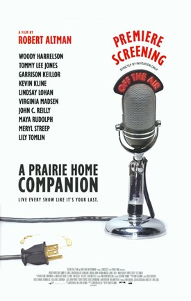 Framed Prairie Home Companion - mic Print