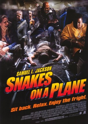 Framed Snakes on a Plane Samuel L. Jackson Print
