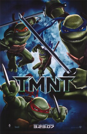 Framed Teenage Mutant Ninja Turtles TMNT 3.23.07 Print