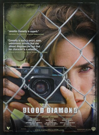 Framed Blood Diamond Jennifer Connelly Print