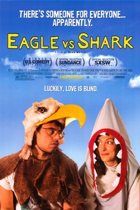 Framed Eagle vs Shark Print