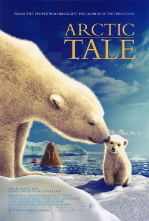 Framed Arctic Tale - polar bear Print