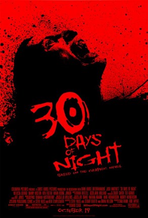 Framed 30 Days of Night - Based on the Graphic Novel Print