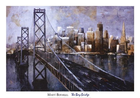 Framed Bay Bridge Print