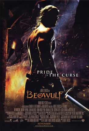 Framed Beowulf Pride is the Curse Print