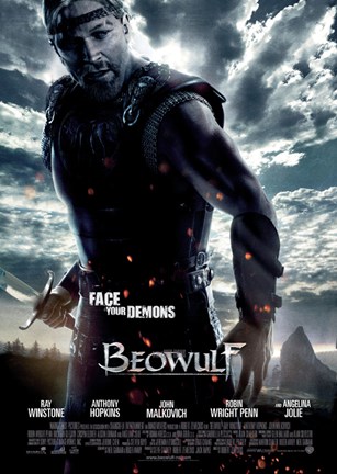Framed Beowulf Movie Print