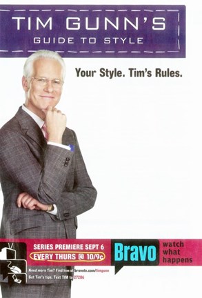 Framed Tim Gunn&#39;s Guide to Style Print