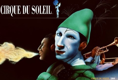 Framed Cirque du Soleil, c.1984 Print
