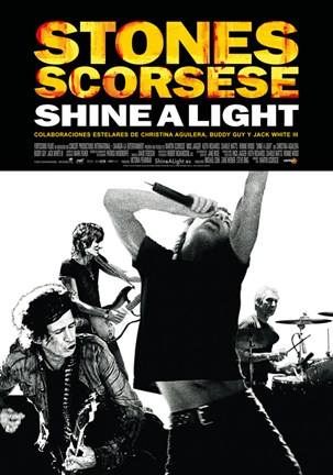 Framed Shine A Light - Stones Scorsese Print