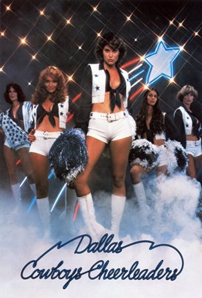 Framed Dallas Cheerleaders Print
