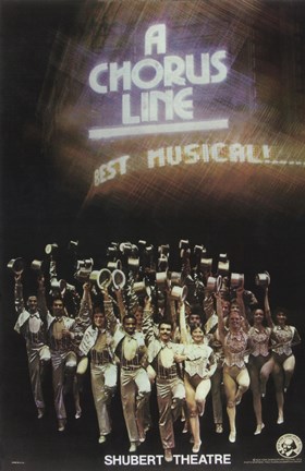 Framed Chorus Line (Broadway) Print