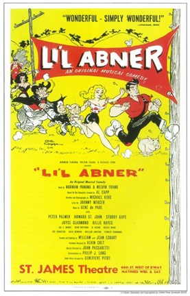 Framed Li&#39;l Abner (Broadway) Print