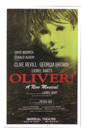 Framed Oliver! (Broadway) Print
