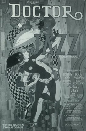 Framed Doctor Jazz (Broadway) Print