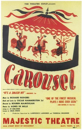 Framed Carousel (Broadway) Print