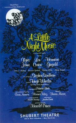 Framed Little Night Music  (Broadway) Print